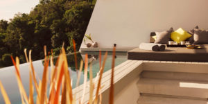 The Sun Bed by the Infinity Pool of AQUA VILLA ATLANTIS 9 - KOH SAMUI, THAILAND - LUXURY VILLA IN THAILAND WELLNESS RETREATS RENTALS