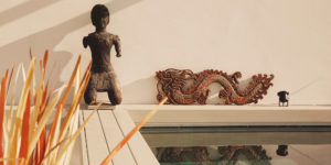 The Buddhas by the Infinity Pool of AQUA VILLA ATLANTIS 9 - KOH SAMUI, THAILAND - LUXURY VILLA IN THAILAND WELLNESS RETREATS RENTALS