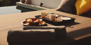 The Sun Bed by the Infinity Pool of AQUA VILLA ATLANTIS 9 - KOH SAMUI, THAILAND - LUXURY VILLA IN THAILAND WELLNESS RETREATS RENTALS