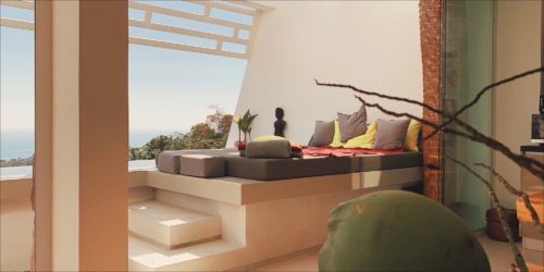 The terrace at Aqua Villa Atlantis 9