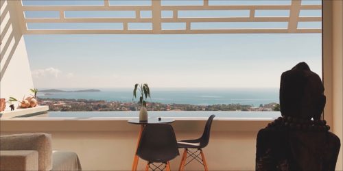 The terrace at Aqua Villa Atlantis 9